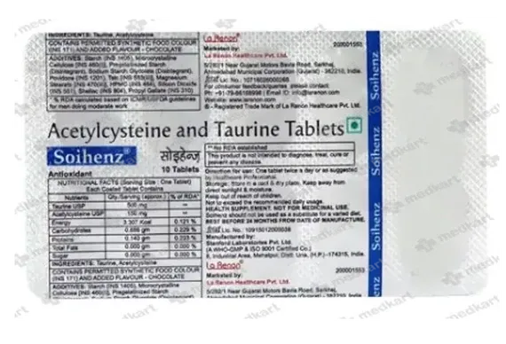soihenz tablet 10's